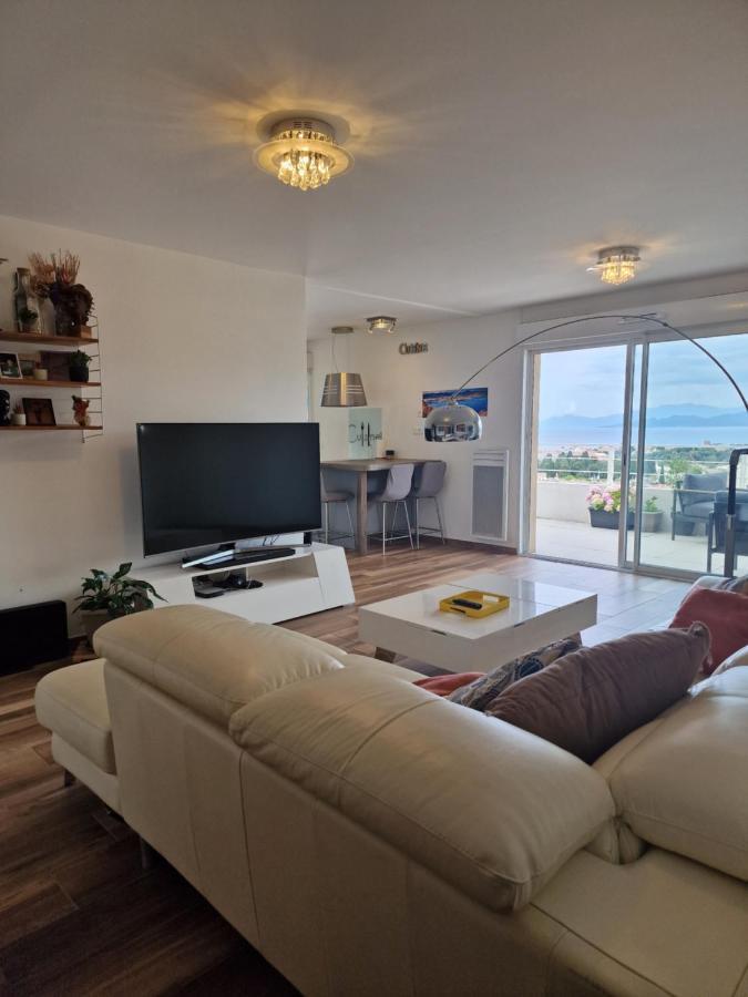 Appartement Isula Piana Avec Vue Panoramique Mer Et Montagnes, 40M De Terrasse LʼÎle-Rousse Extérieur photo